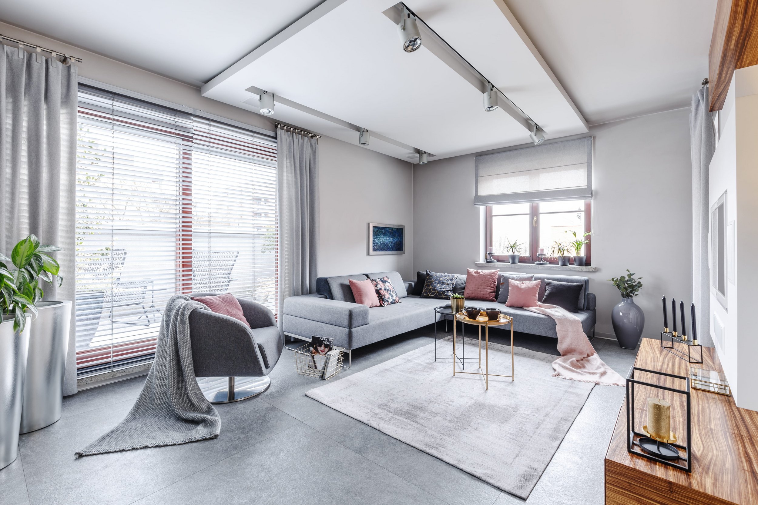 Living room in modern design